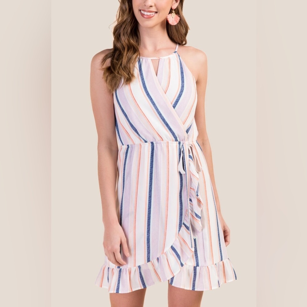 Harper heritage  Striped A-Line Dress